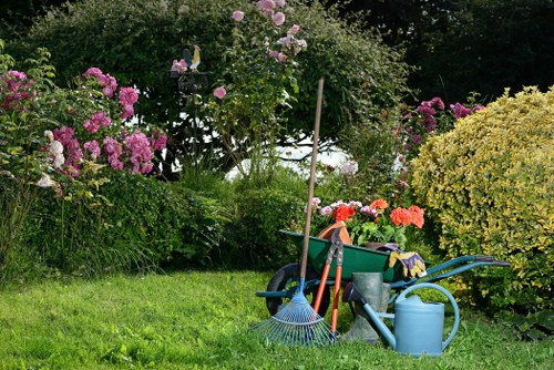 Hard and soft landscaping features in a Sanderstead outdoor space