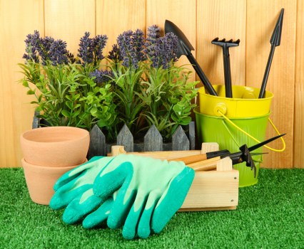Customer raising an issue about landscaping work and service standards